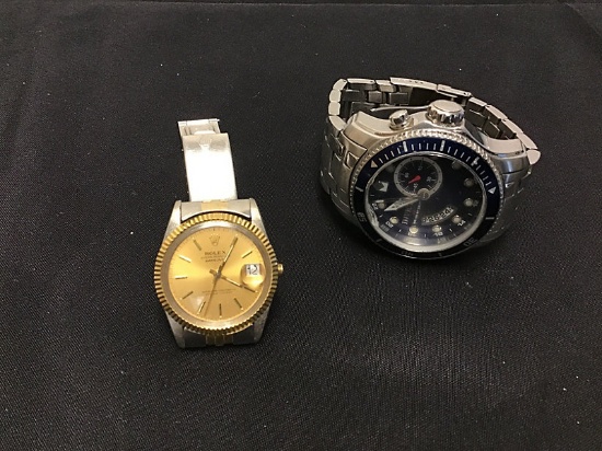 2 watches (Used Authenticity unknown) NOTE: This unit is being sold AS IS/WHERE IS via Timed Auction
