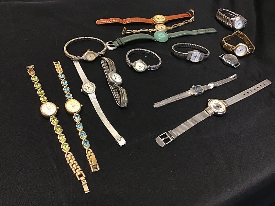 Assorted watches (Used) NOTE: This unit is being sold AS IS/WHERE IS via Timed Auction and is locate