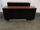 2 metal wood top cabinets (Used ) NOTE: This unit is being sold AS IS/WHERE IS via Timed Auction and