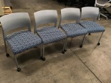 4 office chairs (Used) NOTE: This unit is being sold AS IS/WHERE IS via Timed Auction and is located