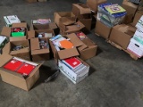 Assorted school supplies (Used) NOTE: This unit is being sold AS IS/WHERE IS via Timed Auction and i