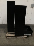 1 metal 5 drawers file cabinet | 1 metal bookshelf (Used ) NOTE: This unit is being sold AS IS/WHERE