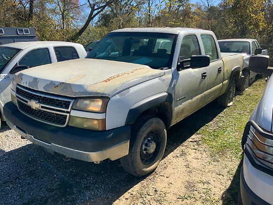 (Columbiana, AL) 2006 Chevrolet K2500HD 4x4 Crew-Cab Pickup Truck, (Municipality Owned) seller state