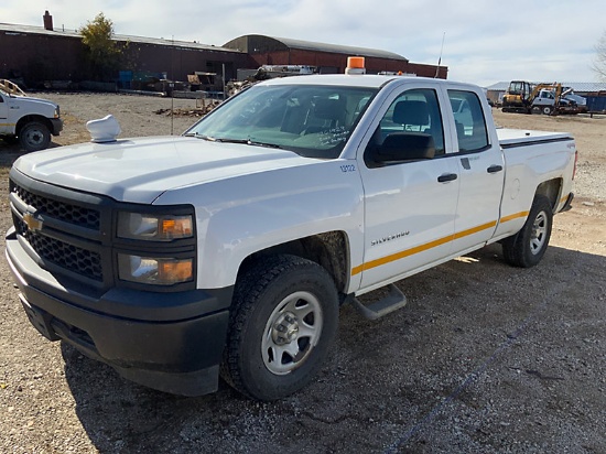 (Des Moines, IA) 2014 Chevrolet K1500 4x4 Extended-Cab Pickup Truck Runs & Moves, Bad Battery