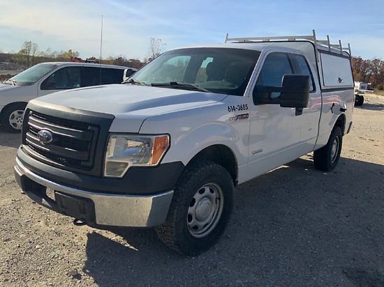 (Wright City, MO) 2013 Ford F150 4x4 Extended-Cab Pickup Truck Runs With Jump Start, Moves. Not road