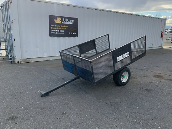 S/A Tagalong Utility Trailer Axles Roll Freely, Good Condition