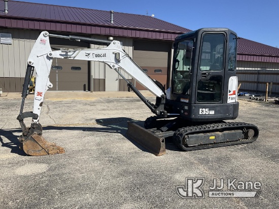 2014 Bobcat E35 Mini Hydraulic Excavator Runs, Moves & Operates | Heavy ...