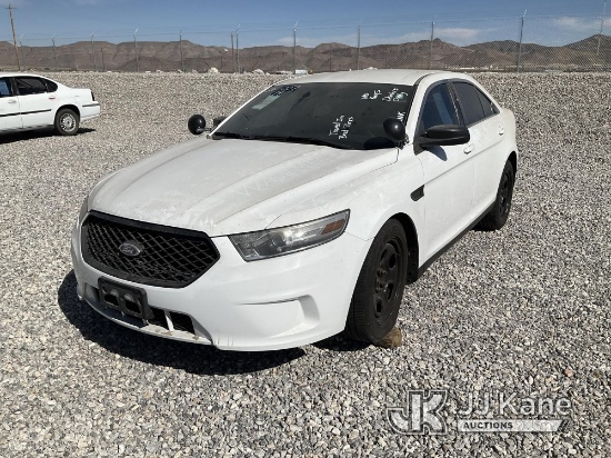 2014 Ford Taurus Police Interceptor Towed In, Bad Tires Jump To Start, Runs & Moves