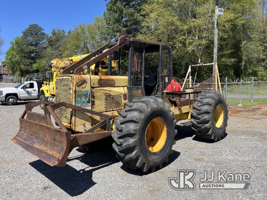 LaVaCo Rubber Tired Skidder Runs & Moves) (Missing Serial Plate