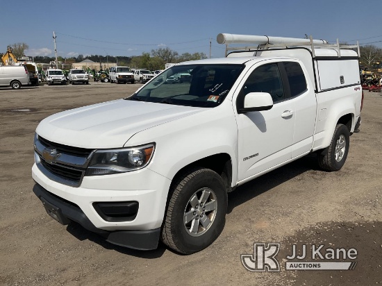 (Plymouth Meeting, PA) 2018 Chevrolet Colorado 4x4 Extended-Cab Pickup Truck Runs & Moves, Body & Ru
