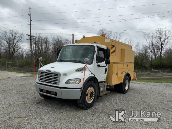 2009 Freightliner M2 106 Enclosed Utility Truck Runs & Moves) (Back Door Will Not Open