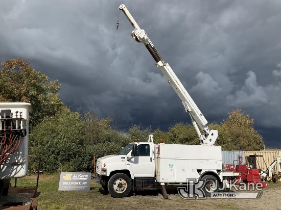 Terex/Telelect XL4045, Hydraulic Crane corner mounted on 2006 GMC C8500 Utility Truck Runs, Moves & 