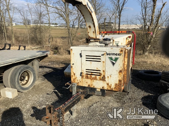 2013 Vermeer BC1000XL Chipper (12in Drum), trailer mtd. NO TITLE) (Runs, Operating Condition Unknown
