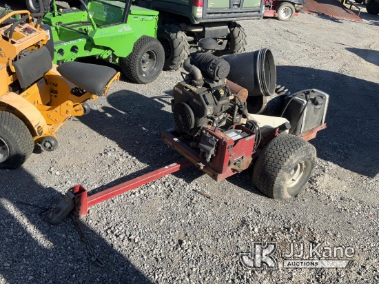 Toro Blower Trailer Not Running , No key , Stripped Of Parts , Bad Tires