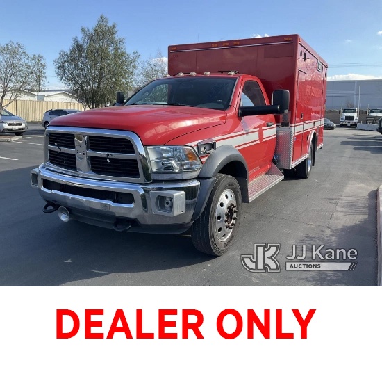 2012 Dodge Ram 4500 Cab & Chassis, Def system Runs & Moves Check Engine Light Is On