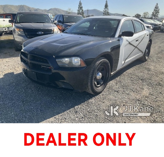 2014 Dodge Charger Police Package 4-Door Sedan Runs & Moves Abs Lights Is On, Air Bag Light Is On