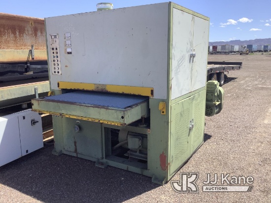 Misc. Machinery sander (Condition Unknown) NOTE: This unit is being sold AS IS/WHERE IS via Timed Au