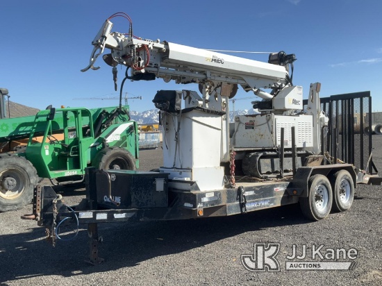 Altec DB37, Tracked Digger Derrick , 2012 Sure-Trac Turns over, Will Not Start