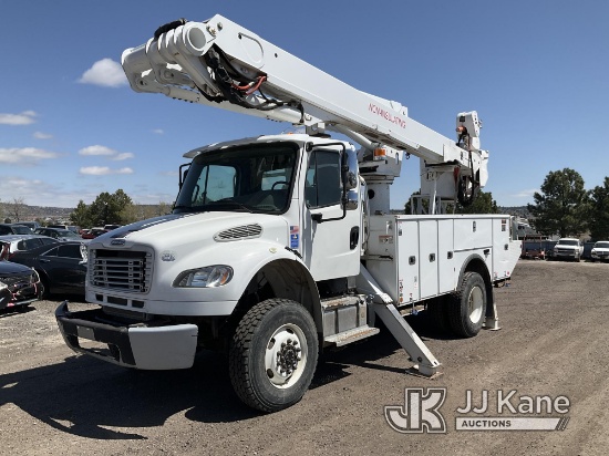 (Castle Rock, CO) Altec TA55, Articulating & Telescopic Material Handling Bucket Truck mounted behin