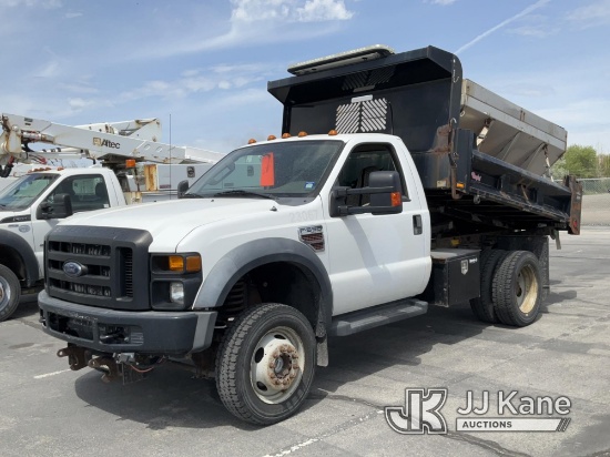 (Salt Lake City, UT) 2010 Ford F550 4x4 Dump Truck Runs, Moves & Operates