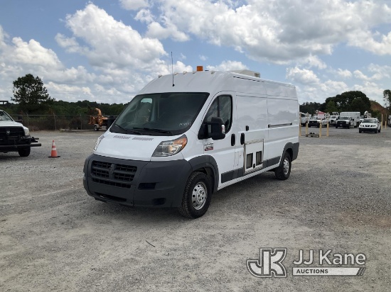 2018 RAM Promaster 3500 Cable Splicing Van Runs & Moves) (Check Engine Light On, Body/Paint Damage) 