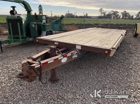 1995 Trail-Eze 20-Ton Utility Trailer, Deck Dimensions: Length 226in, Width 92in Road Worthy, No VIN