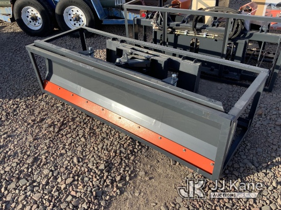 (Dixon, CA) 86in Skid Steer Dozer Blade (New) NOTE: This unit is being sold AS IS/WHERE IS via Timed
