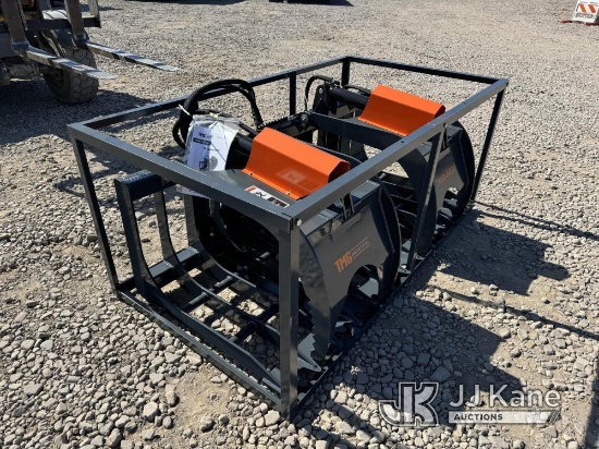 (Dixon, CA) 72in Skid Steer Skeleton Grapple Bucket (New ) NOTE: This unit is being sold AS IS/WHERE