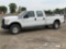 (South Beloit, IL) 2015 Ford F350 4x4 Crew-Cab Pickup Truck Runs & Moves) (Rust Damage, Paint Damage