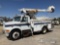 (South Beloit, IL) Versalift VST4000N, Articulating & Telescopic Bucket Truck mounted behind cab on