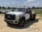(Houston, TX) 2011 Ford F550 Flatbed Truck Runs & Moves) (Engine Knock, Check Engine Light On