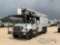 (Houston, TX) Altec LRV55, Over-Center Bucket Truck mounted behind cab on 2011 Ford F750 Chipper Dum
