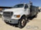 (San Antonio, TX) 2002 Ford F750 Lube Truck Runs & Moves