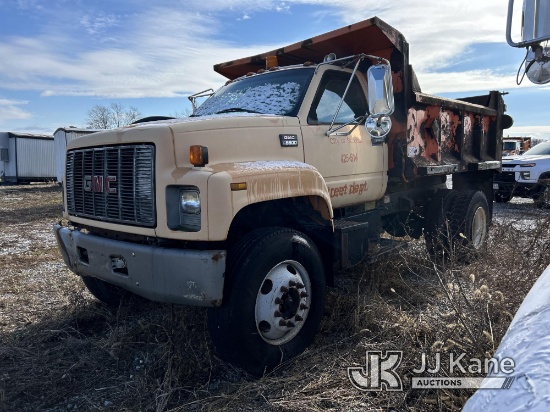 2000 GMC C8500 Dump Truck Not running, operating condition unknown.