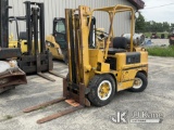 (South Beloit, IL) Allis Chalmers FPL-50-2PS Cushion Tired Forklift Runs, Moves, Operates, Main Cyli