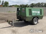 (South Beloit, IL) 1989 Sullair 185DPQ-JD Portable Air Compressor No Title) (Not Running, Condition