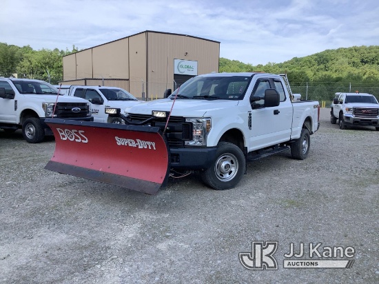 2018 Ford F250 4x4 Extended-Cab Pickup Truck Runs & Moves, TPS Light On, Rust Damage