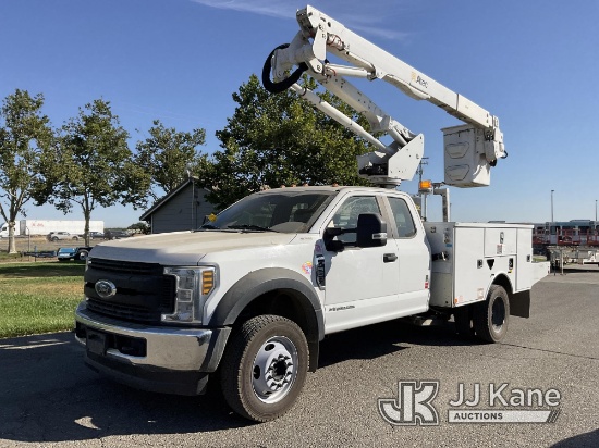 Altec AT40G, Articulating & Telescopic Bucket Truck mounted behind cab ...