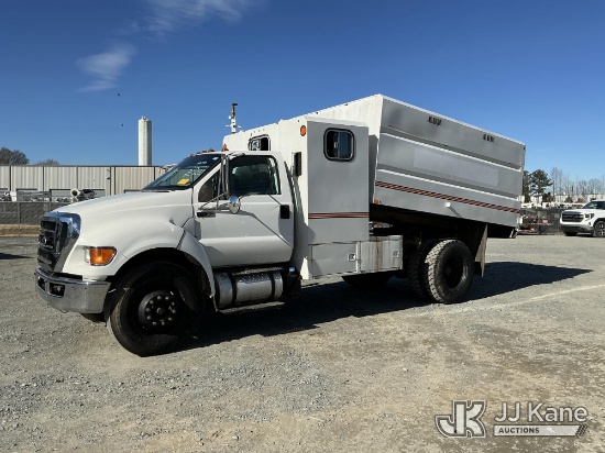 Ford Chipper 2015 Ford F750 Chipper Dump Truck Run, Moves & Operates) (Check Engine ...