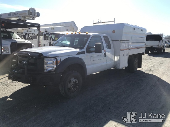 (Mount Airy, NC) 2013 Ford F550 4x4 Chipper Dump Truck Bad Engine, Not