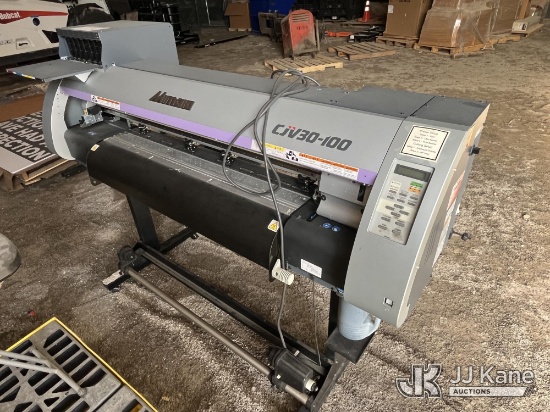 2012 Mimaki CJV30-100 Vinyl Printer/Cutter Powers On) (Operating Conditions Not Able To Be Tested.