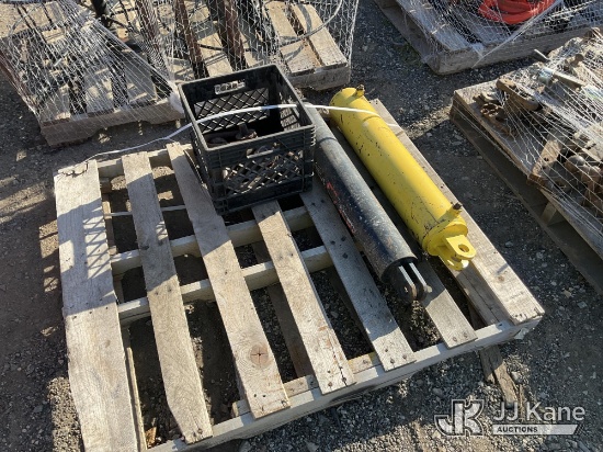 (2) Log Splitter Cylinders & Misc (Condition Unknown) NOTE: This unit is being sold AS IS/WHERE IS v