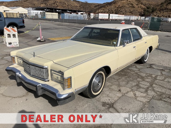 1977 Mercury Marquis 4-Door Sedan Runs & Moves