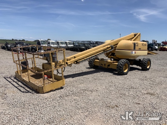 (Dixon, CA) 1997 Grove MZ46C Manlift Runs & Operates) (While Moving Engine Boggs Down Intermittently
