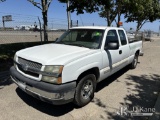(Dixon, CA) 2003 Chevrolet Silverado 1500 Extended-Cab Pickup Truck Runs & Moves) (Body Damage On Pa