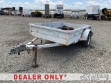 (Dixon, CA) 1995 Coste Utility Trailer Not Towable) (Flat Tire. No Vin Plate, Bill Of Sale Only