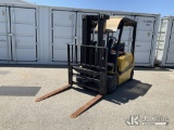 (Dixon, CA) Yale ERP060VLE80TE085 Solid Tired Forklift Runs, Moves & Operates) (Paint/Rust Damage, L