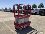 (Dixon, CA) 2019 MEC Micro 19 Self-Propelled Scissor Lift Turns on, Does Not Move