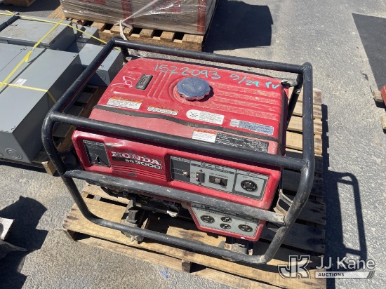 (Dixon, CA) Honda EB5000 (Runs) NOTE: This unit is being sold AS IS/WHERE IS via Timed Auction and i