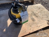 (Dixon, CA) Submersible Pump (Conditions Unknown ) NOTE: This unit is being sold AS IS/WHERE IS via 